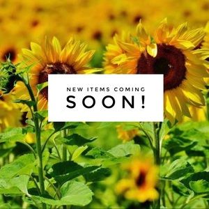 New items coming at you soon!